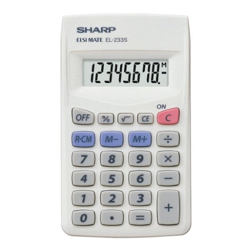 Sharp EL-233SB Pocket Calculator