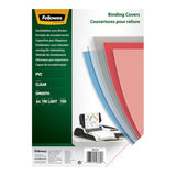 Fellowes Binding Covers A4 150mic Clear Pack 100