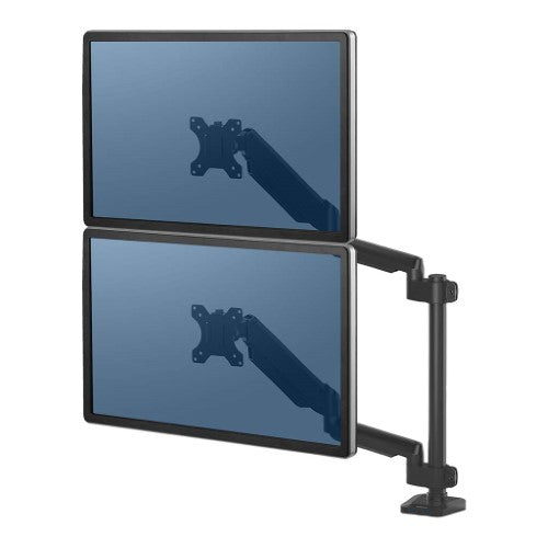 Fellowes Monitor Arm Platinum Dual Stacking