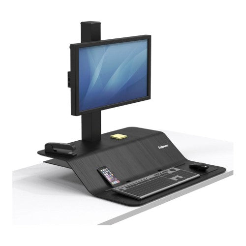 Fellowes Lotus VE Single Monitor Sit Stand Workstation