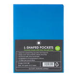 OSC L Shaped Pockets A4 Blue Pack 12