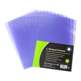 OSC L Shaped Pockets A4 Purple Pack 12