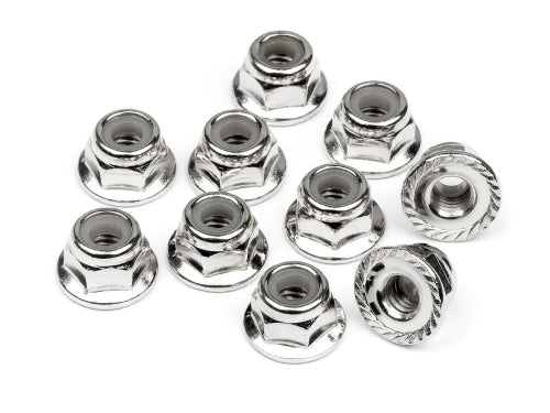 Radio Control - Serrated flange lock nut M4