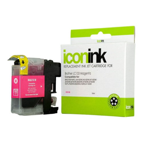 Icon Compatible with Brother LC133 Magenta Ink Cartridge