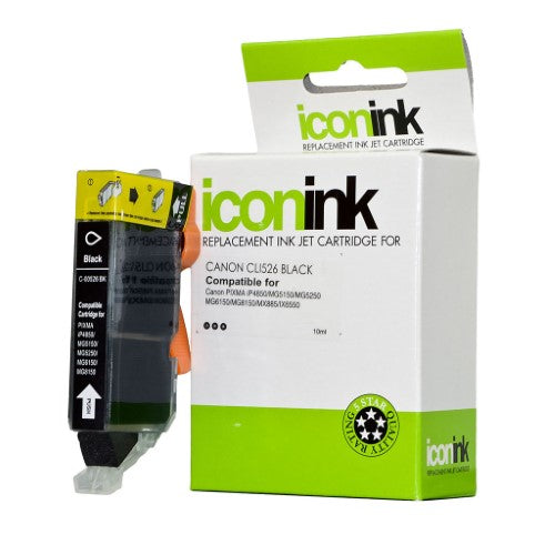 Icon Compatible Canon CLI526 Black Ink Cartridge