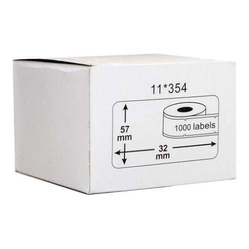 Icon Compatible Dymo LW Labels 57 x 32mm 1000pcs/per roll - Removable