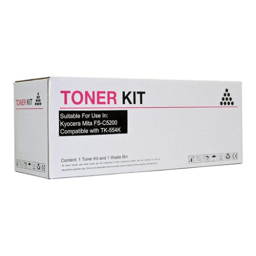 Icon Compatible Kyocera TK554 Black Toner Cartridge