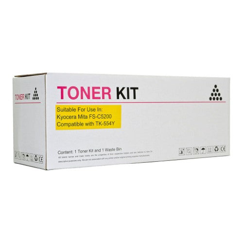 Icon Compatible Kyocera TK554 Yellow Toner Cartridge