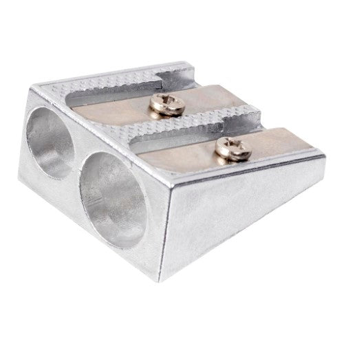 Icon Pencil Sharpener Metal 2 hole (Pack of - 12)
