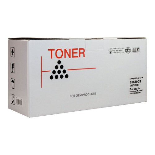 Icon Compatible Samsung MLT-D108S/ML1640 Black Toner Cartridge