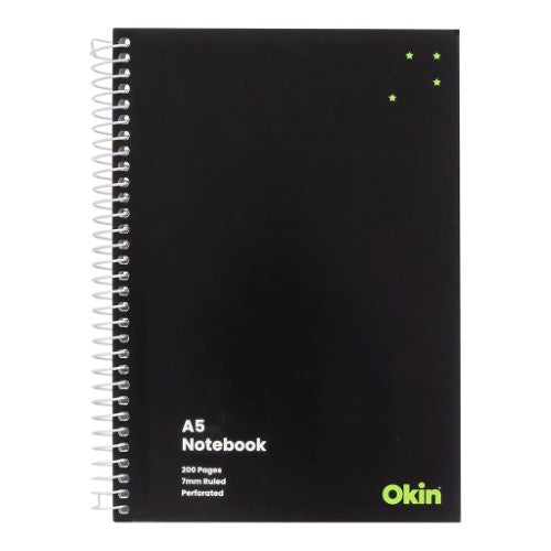 Icon Spiral Notebook A5 Soft cover 200 pg (Pack of 3)