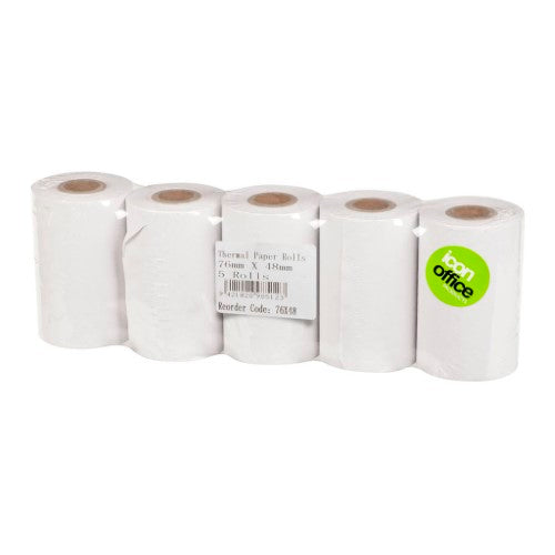 Icon Thermal Rolls 76x48mm - Pack of 5