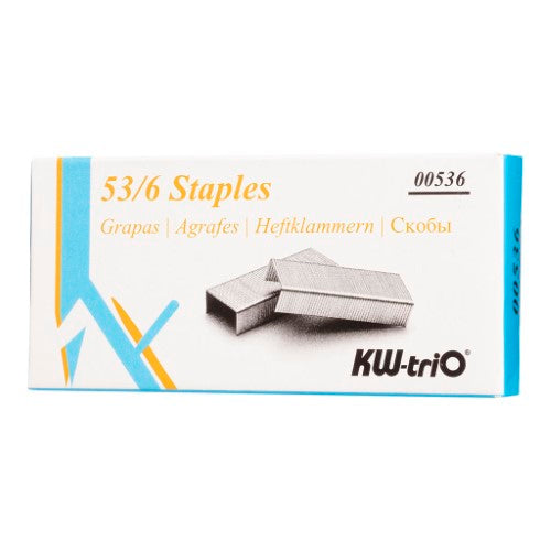 KW-triO Staples 53/6 Box of 1200