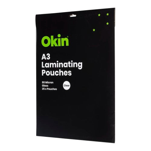 Icon Laminating Pouches A3 Gloss 80mic Pack 25