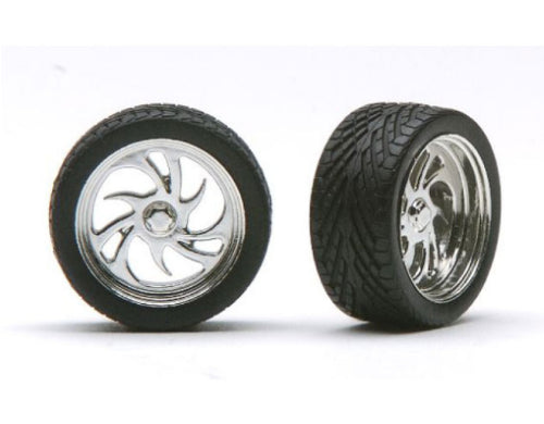 Plastic Kitsets - 1/24 "Diablo's" Rims w Tyres