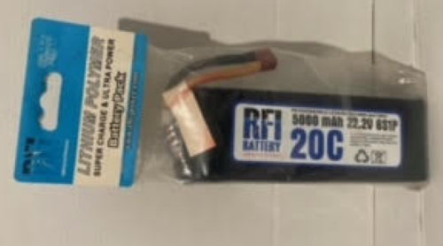 Batteries & Chargers - Li-Po22.2v 5000mAh 6S 20-50C