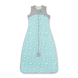 Love to DreamSleep Bag Organic Lite 0.2 TOG - Clouds Turquoise - 12-24 months