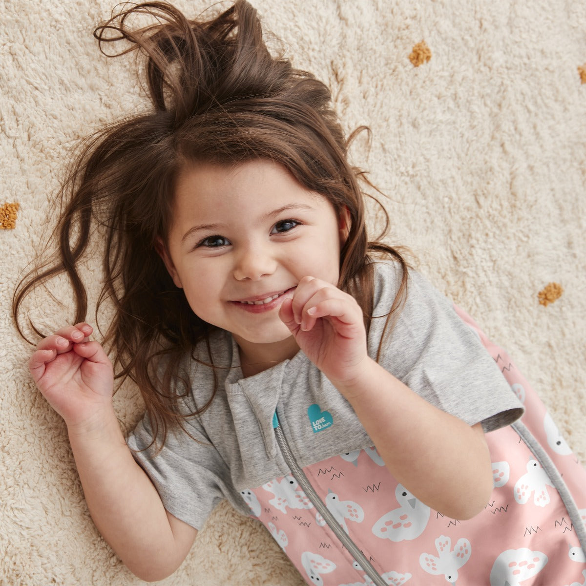 Love to DreamSleep Suit Organic 1.0 TOG - Dove Pink - 24-36M