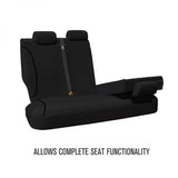 CANVAS REAR SEAT COVERS BLACK MITSU TRITON  2023-CURRENT - TRADIES