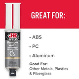 BUMPER WELD TAN REPAIR ADHESIVE & FILLER 25ML - JB WELD