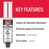 SEAMWELD SEAM SEALER & PANEL ADHESIVE 25ML - JB WELD