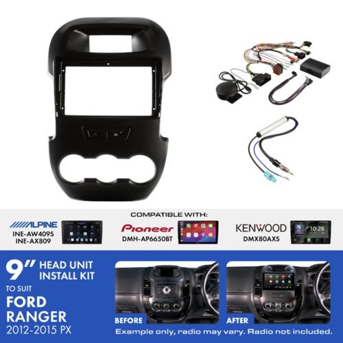 9IN INSTALL KIT TO SUIT FORD RANGER 2012-2015 - AERPRO