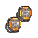 7IN EX2B BLACKOUT EDITION (PAIR) AMBER/WHITE POS LIGHTS - NARVA