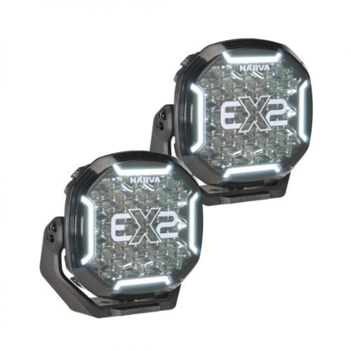 9IN EX2B BLACKOUT EDITION (PAIR) AMBER/WHITE POS LIGHTS - NARVA