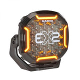 9IN EX2B BLACKOUT EDITION (PAIR) AMBER/WHITE POS LIGHTS - NARVA
