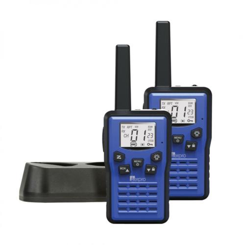2W UHF CB HANDHELD RADIO TWIN PACK - RECHARGEABLE - AERPRO
