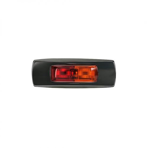 9-33V MDL68 LED RED/AMBER SIDE MARKER LAMP BLACK 0.5M CABLE - NARVA