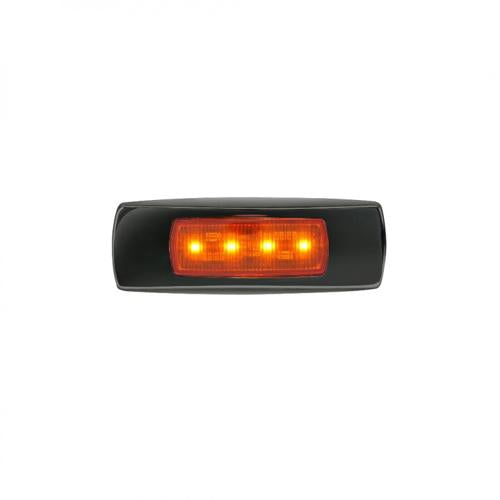 9-33V MDL68 LED FRONT MARKER AMBER 0.5M BLACK - NARVA