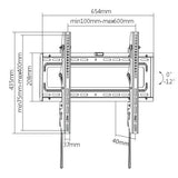 Brateck 40-70" Tilt TV Wall Mount Bracket