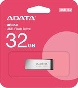 ADATA UR350 USB3.2 32GB Flash Drive Nickel/Black