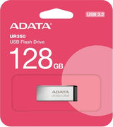 ADATA UR350 USB3.2 128GB Flash Drive Nickel/Black