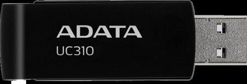 ADATA UC310 Swivel USB3.2 64GB Black Flash Drive