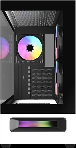 Raidmax H200 ATX Mid-Tower Case Tempered Glass White with ARGB