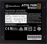 Silverstone AT750R-BF 750W ATX 80plus Bronze PSU 3yr wty