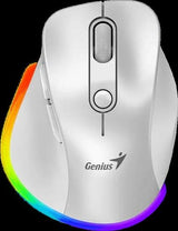 Genius Ergo 9000S Pro Silent Ergo Mouse - White
