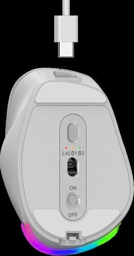 Genius Ergo 9000S Pro Silent Ergo Mouse - White