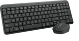 Logitech MK250 Bluetooth Wireless Keyboard and Mouse - Graphite