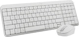 Logitech MK250 Bluetooth Wireless Keyboard and Mouse - Off White