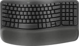 Logitech Wave Keys Wireless Ergo Keyboard - Black