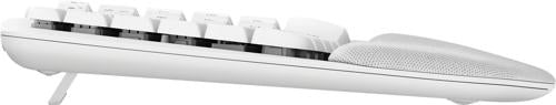 Logitech Wave Keys Wireless Ergo Keyboard - White
