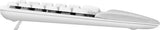 Logitech Wave Keys Wireless Ergo Keyboard - White