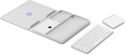 Logitech Casa Pop-Up Laptop Desk - White