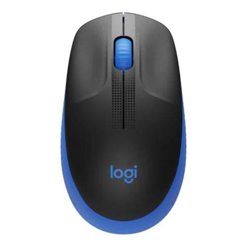 Logitech M190 Full Size Wireless Mouse - Blue
