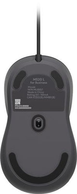 Logitech M520 Wired USB-C Mouse for business - Graphite