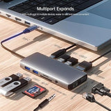 Netac WF15 11-in-1 type-C Expansion Hub HDMI RJ45 VGA 4xUSB SD