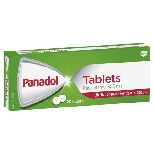 Paracetamol Pain Relief Tablets Panadol 16 Pack x 24